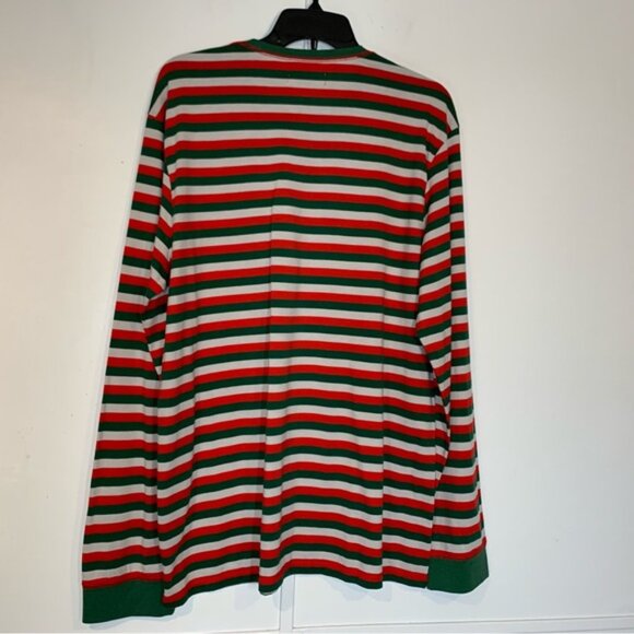 BP. Men's Hang Out Cotton Blend Long Sleeve Stripe Top - Picture 7 of 14